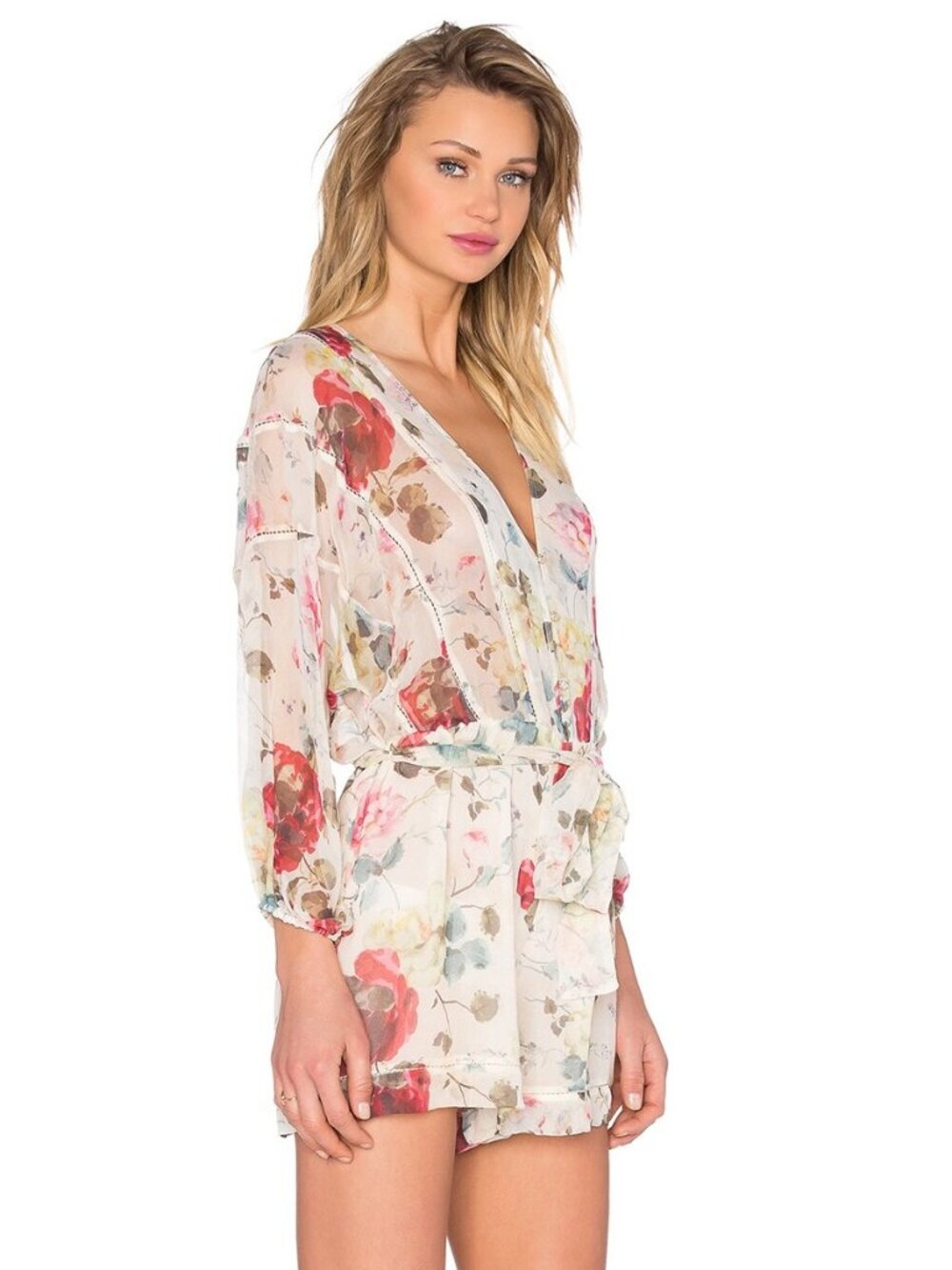 Zimmermann Mischief Ladder Playsuit Romper Size 0 XS Stained‎